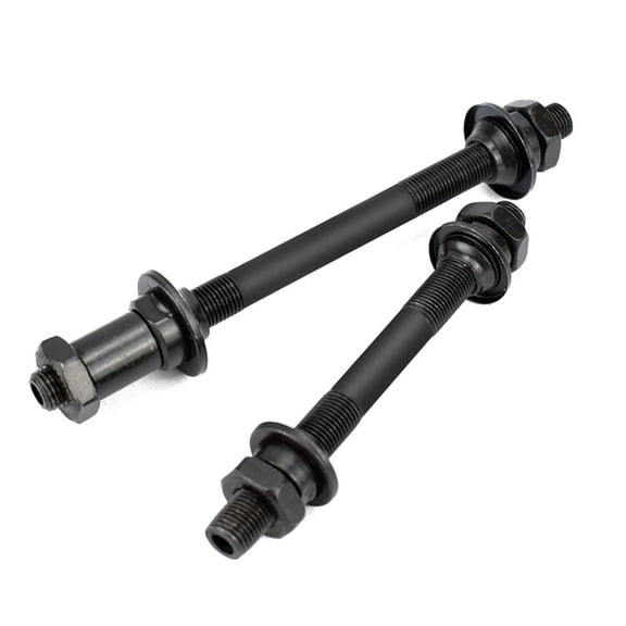 Bicycle Hub Hollow Axle Conversion Front/Rear 9.5Mm Shaft 108Mm/144Mm Length Carbon Steel For Qr Upgrade Quick Releaseconversion