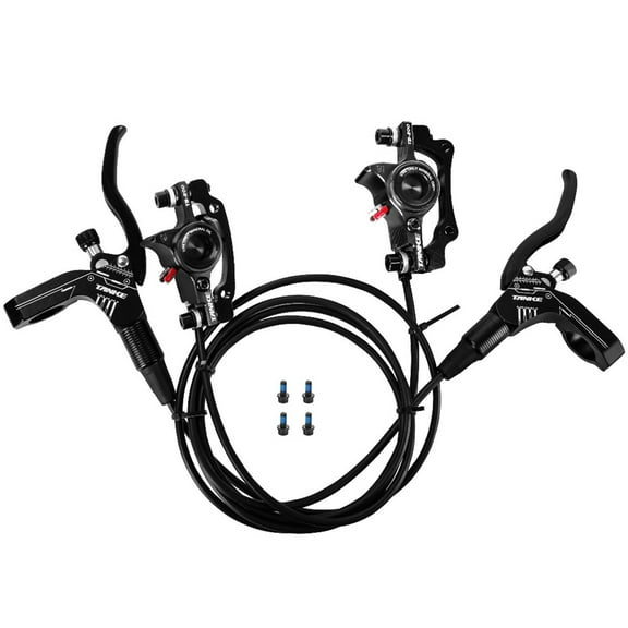Bicycle Hydraulic Disc Brakes Front Rear Calipers Set for MTB Mountain Bike Left Right Brake Lever Kit with 160mm Disc Rotor