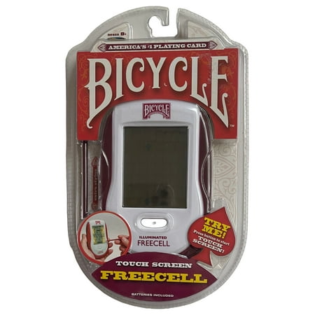 Bicycle Illuminated Touch Screen Freecell Solitaire Electronic Handheld Game
