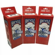 Bicycle JUMBO Standard Playing Cards 3-pack 36 Decks