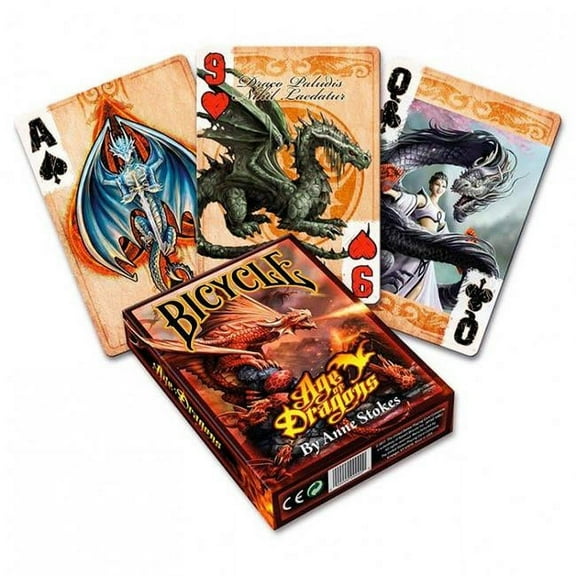 Bicycle Jkr1039021 Playing Cardsanne Stokes Age of Dragons Card Game