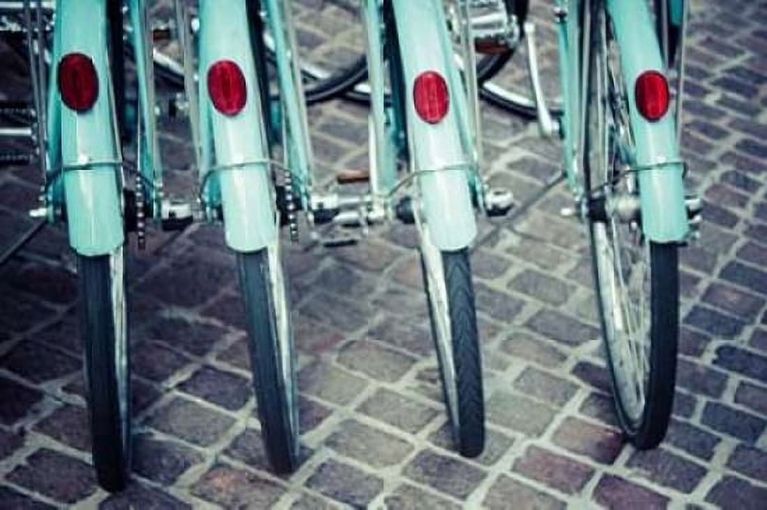 Bicycle Line Up 1 Canvas Art - Jessica Reiss (20 x 28)