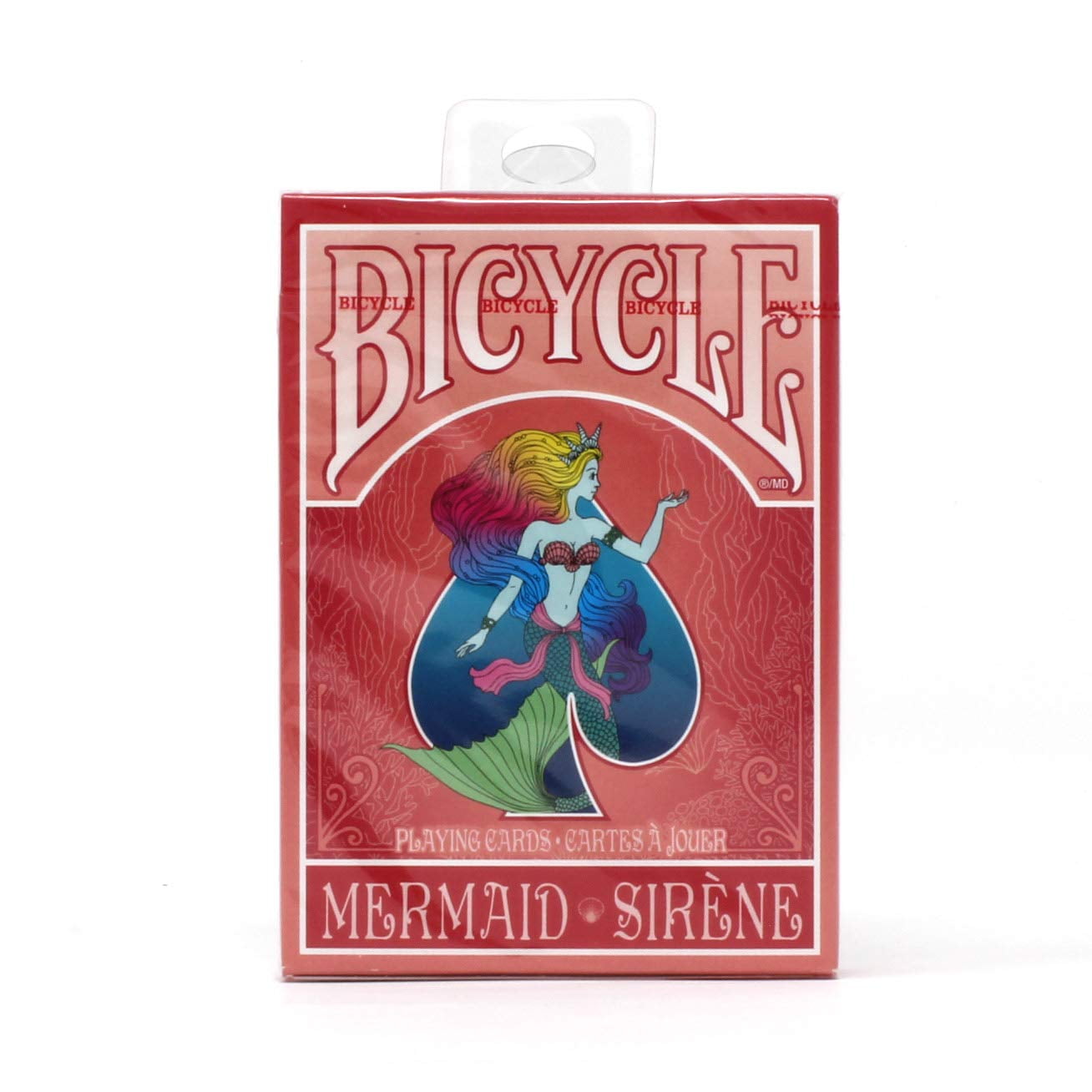 Bicycle Mermaid Coral Game Cards