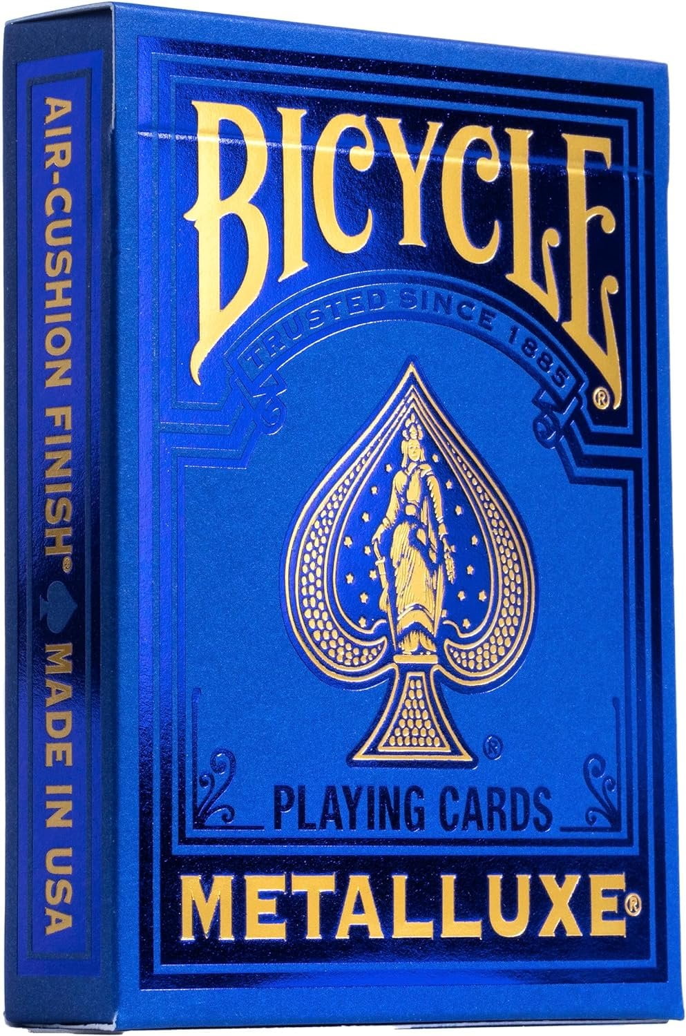 Bicycle Metalluxe Blue Playing Cards - Premium Metal Foil Finish Bicycle Metalluxe Blue Playing Cards - Premium Metal Foil Finish