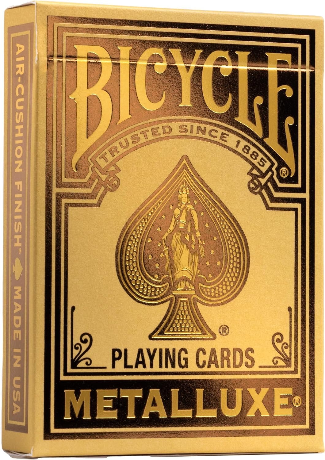 Bicycle Metalluxe Gold Playing Cards - Premium Metal Foil Finish