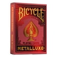 thumbnail image 1 of Bicycle Metalluxe Red Playing Cards - Premium Metal Foil Finish - Poker Size, 1 of 2
