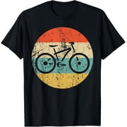 Bicycle Mountain Bike Icon Retro Cycling T-Shirt men and women can wear, black, white, gifts