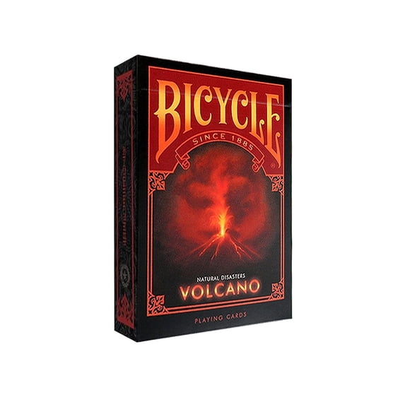 Bicycle Natural Disasters Volcano Playing Cards by Collectable Playing Cards