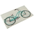 Bicycle Pattern Linen Rectangle Pillowcase, Sofa Cushion Cover for Home