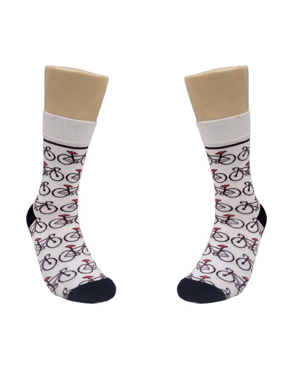 Bicycle Pattern Socks from the Sock Panda (Adult Small - Shoe Sizes 2-5)