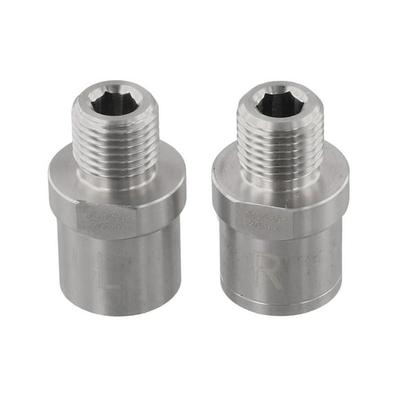 Bicycle Pedal Adapters Fit 9/16 Inch Pedals And 1/2 Inch Cranks Stainless Steel Pedal Adapter Cycling Accessories