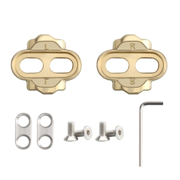 Bicycle Pedal Lock Plate Alloy Egg Beater Clips Left/right Foot Pedal Lock Shoe Clamp Buckle Bike Pedal Shoe Accessories