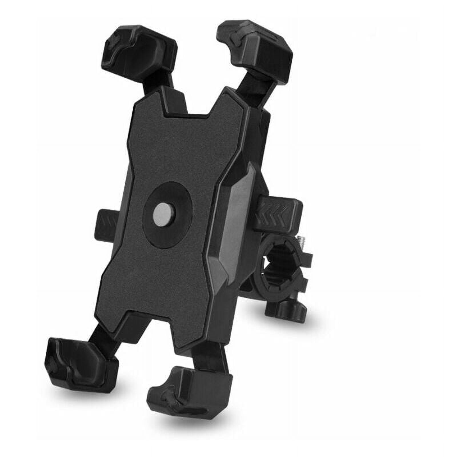 Bicycle Phone Holder, Motorcycle Smartphone Holder, Universal Handlebar Bicycle Holder, 360 Rotation, Suitable For Inch Gps Of Smartphones, Other Devices - Handlebar Version - Black