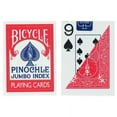 thumbnail image 1 of Bicycle Pinochle Jumbo Index Playing Cards (Color Will Vary) (Pack of 20), 1 of 6