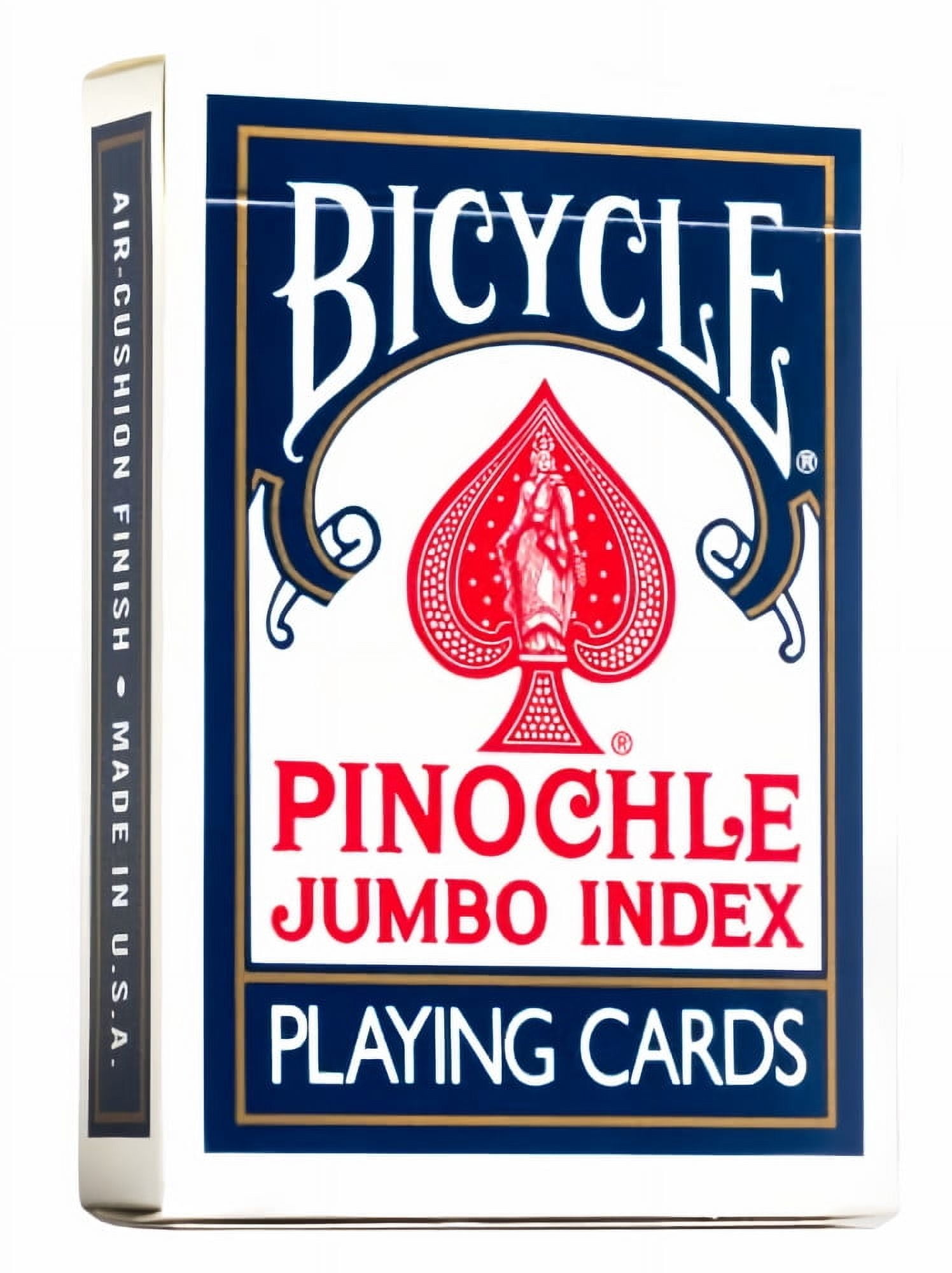 Bicycle Pinochle Jumbo Index Playing Cards (Colors May Vary) (Pack of 5)