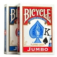 thumbnail interactive-video image 1 of Bicycle Playing Cards, 2 Pack, Jumbo Index (Red & Blue), 1 of 9