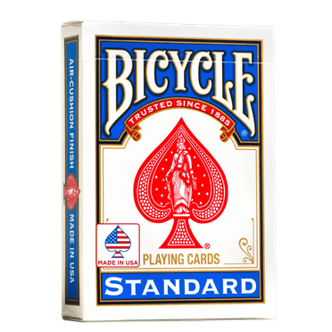 Bicycle Playing Cards, Standard Index, 1 Deck (Red or Blue - Color May Vary)
