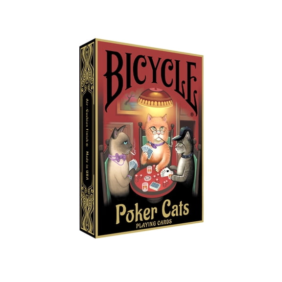 Bicycle Poker Cats V2 Playing Cards by Collectible Playing Cards