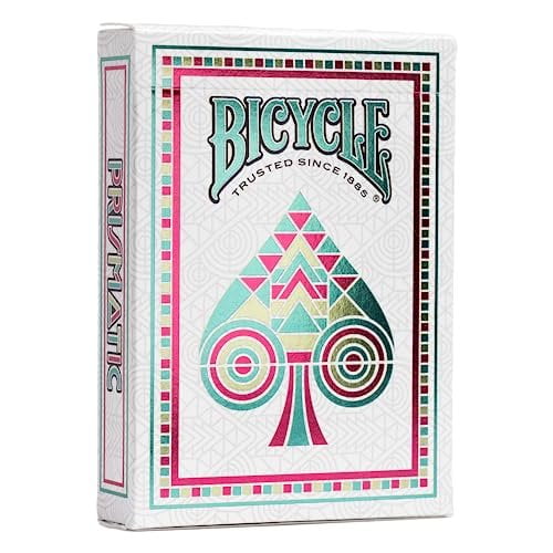 Bicycle Prismatic Playing Cards - Modern, Vibrant Design, Cold Foiling - Poker Size Standard Index