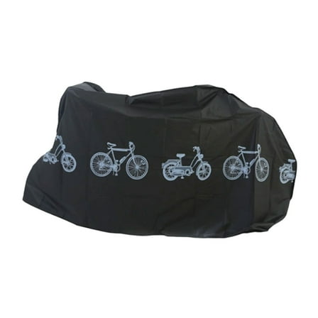 Bicycle Protective Cover, Bike Bicycle Cover Waterproof Dustproof- 190T Bike Cover for 1 or 2 Bikes, Indoor and Outdoor Use, Bike Cover Rain Sun UV Wind Snow Proof Resistant,Black,39x79"