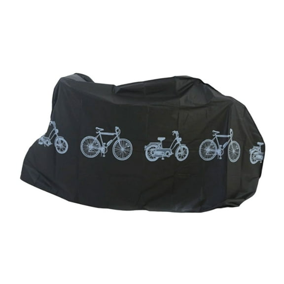 Bicycle Protective Cover, Bike Bicycle Cover Waterproof Dustproof- 190T Bike Cover for 1 or 2 Bikes, Indoor and Outdoor Use, Bike Cover Rain Sun UV Wind Snow Proof Resistant,Black,39x79"