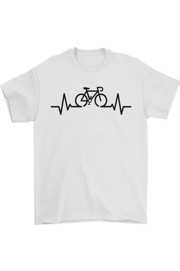 Bicycle Pulse Cycling Cyclist Road Bike T-Shirt