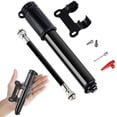 thumbnail image 1 of Bicycle Pump, Mini Portable Hand Bike Pump,100PSI Aluminum Alloy Cycling Hand Pump with Needle and Support, 1 of 5