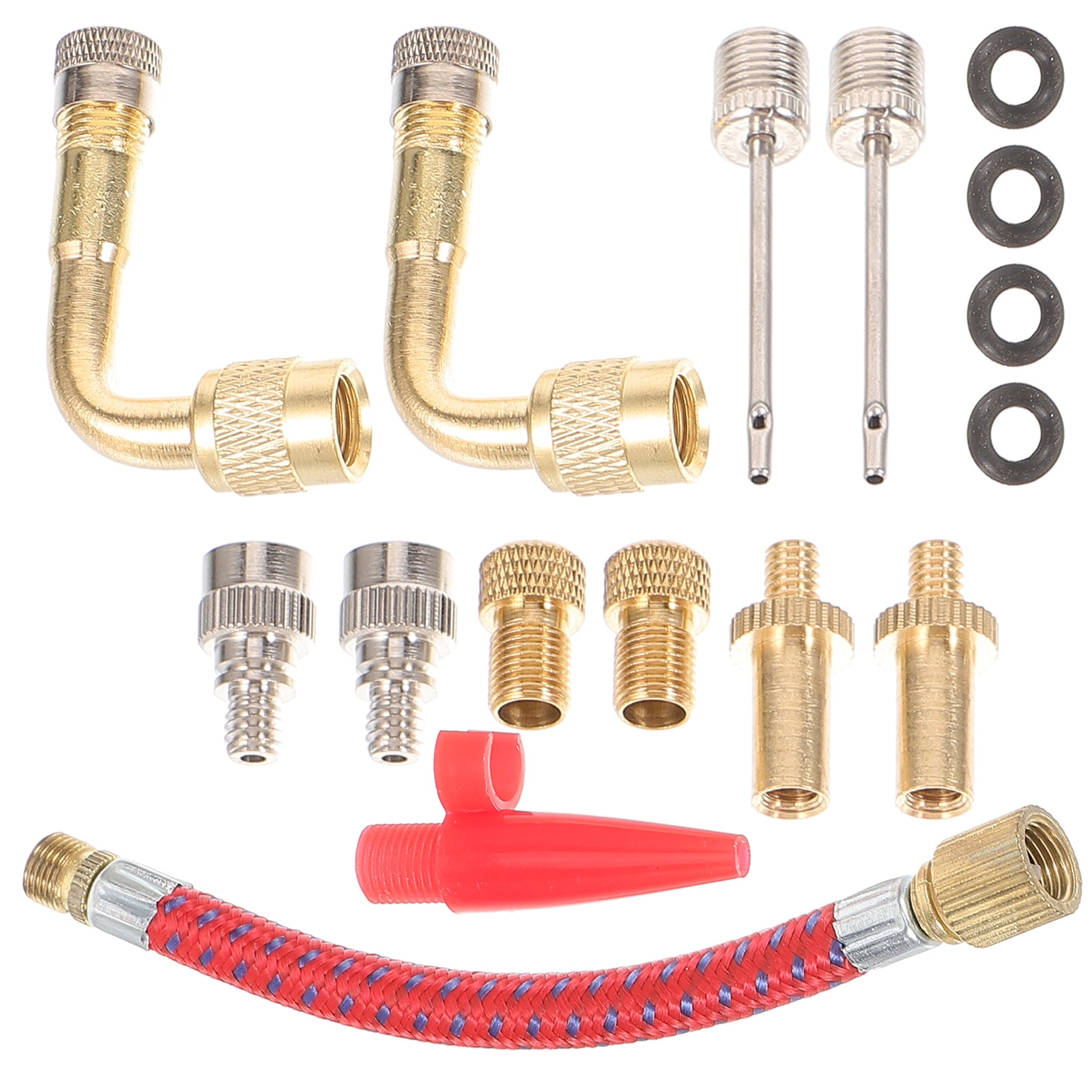 Bicycle Pump Set 16piece Bag Basketball Accessories Car Piping Needle
