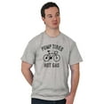 thumbnail image 1 of Bicycle Pump Tires Not Gas Eco Biker Men's Graphic T Shirt Tees Brisco Brands L, 1 of 4