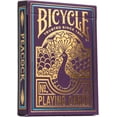 thumbnail image 1 of Bicycle Purple Peacock Playing Cards, Gold Cold Foil Playing Card Deck, 1 of 4