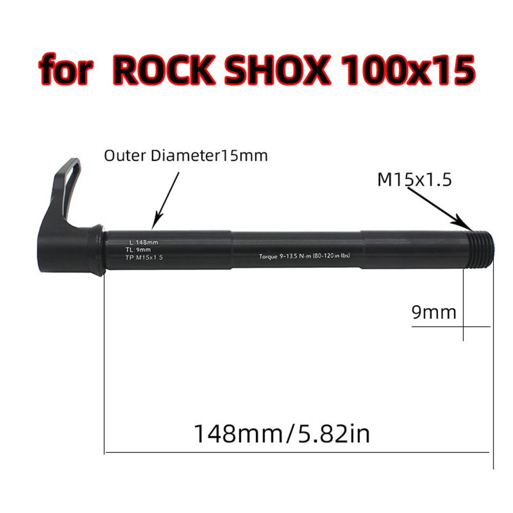 Bicycle quick release lever ForROCK SHOX 100 110 *15 front fork shaft