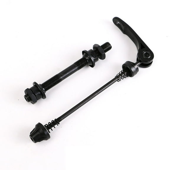 Bicycle Quick Release Skewer Set for Front and Rear Wheel Hub Axle 9.5mm Shaft Diameter Iron Construction for20" to 28" Bikes 6/7/8 Speed(Front)