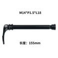 Bicycle Quick Release Thru Axle Skewer 100x15mm Front Fork Shaft Lever