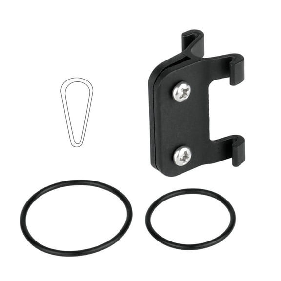 Bicycle Race Number Plate Holder With Clip And Strap, PVC Cycling Bib Mount For Seatpost, Includes Number Board And Digital Stickers, Black(V clip)