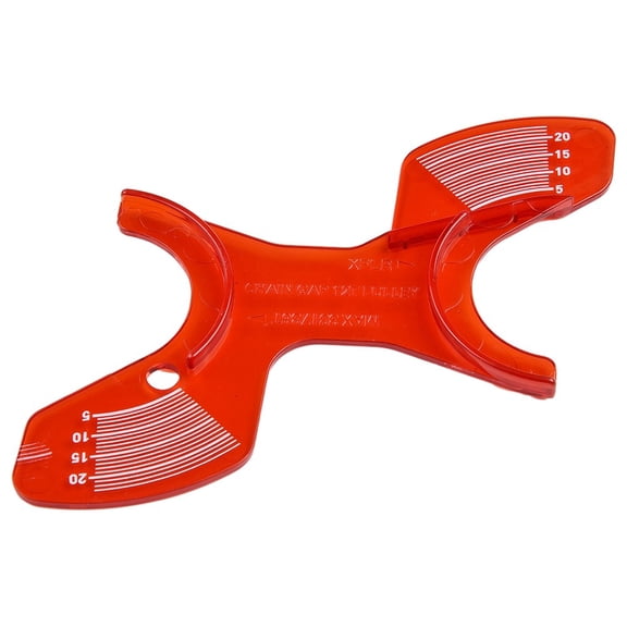 Bicycle Rear Derailleur Chain Gap Adjustment Gauge Tool for SRAM for XPLR for AXS for FORCE for RIVAL for RED Groupsets, Precise Shifting Setup Tool for Bike Mechanics and Cyclists, ABS Red