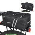 Bicycle Rear Seat Bag with Rain Cover,Waterproof Insulated Bike Pannier