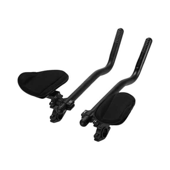 Bicycle Rest Aero Bars, Ergonomic Adjustable Design with Comfortable Support for Long Distance Road Cycling, Mountain Bike Touring and Triathlon Racing, 2pc