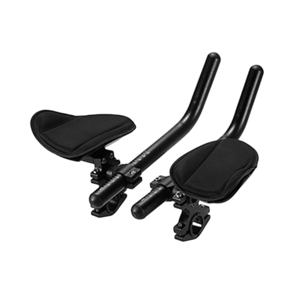 Bicycle Rest Aero Bars, Ergonomic Adjustable Design with Comfortable Support for Long Distance Road Cycling, Mountain Bike Touring and Triathlon Racing, 2pc