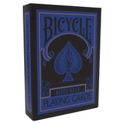 Bicycle Reverse Playing Cards Blue & Black - Black Reversed Back USPCC Premium Deck for Magicians, Cardists & Collectors