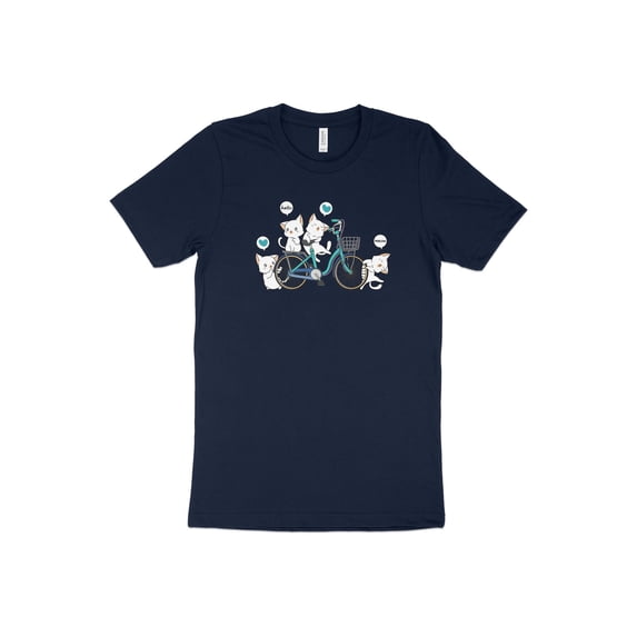 Bicycle Rider Cats Kittens Gift T-Shirt T Shirt Tee Mens Womens Ladies Crazy Cat Lady Pet Kitty Crazy People Animal Lovers Crazy Cat