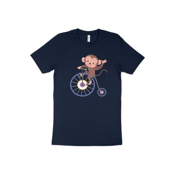 Bicycle Rider Monkey Gift T-Shirt Tee Men Kids Women Tshirt Boys Girls Toddler Kid Cycling Biker Bicycle Dad Father Grandpa Papa