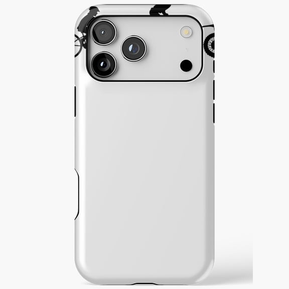 Bicycle Rider Silhouette Cycling for iPhone Case 11 to 17 Pro Max