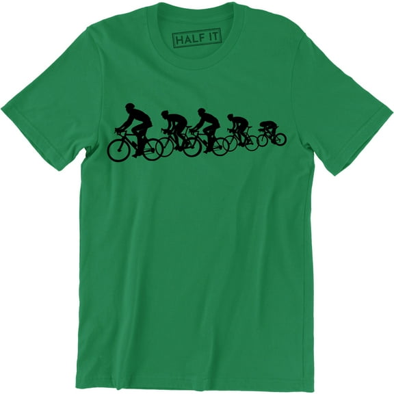 Bicycle Riders Funny Squad Mountain Bike Team Riding Men's Tee Shirt