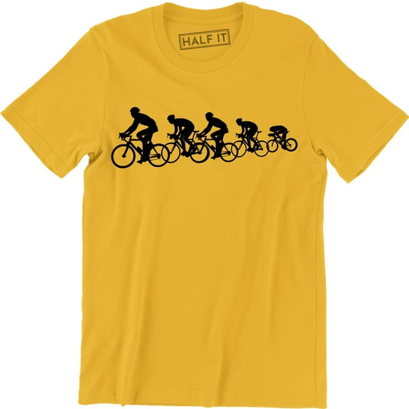 Bicycle Riders Funny Squad Mountain Bike Team Riding Men's Tee Shirt