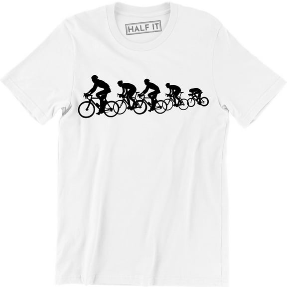 Bicycle Riders Funny Squad Mountain Bike Team Riding Men's Tee Shirt