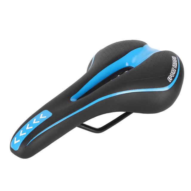 Bicycle Saddle Replacement Universal Black and Blue Ergonomic
