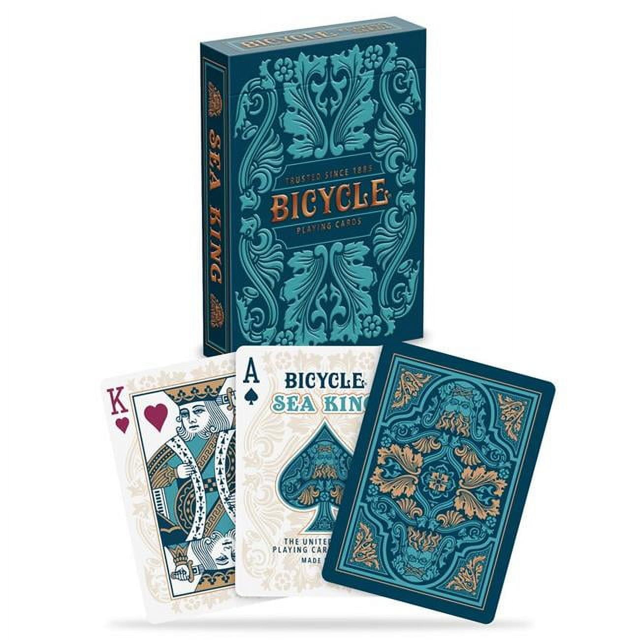  Bicycle Sea King Premium Playing Cards, 1 Deck : Toys & Games