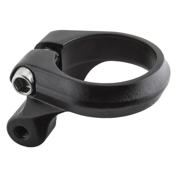 Bicycle Seatpost Clamp Sunlite Alloy-34.9 Black with Rack Mnt