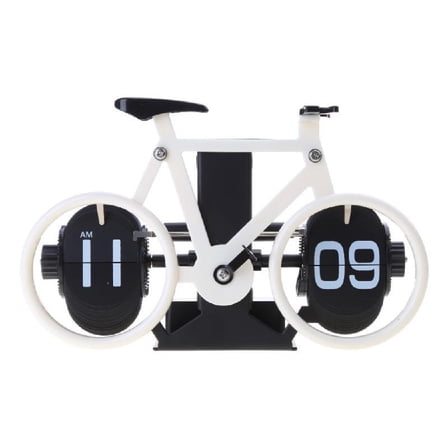 Bicycle Shaped Flip Clock for Home Bedroom Dormitory Desktop Decoration Clock