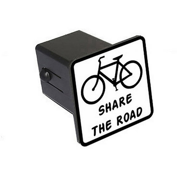 Bicycle, Share The Road 2" Tow Trailer Hitch Cover Plug Insert